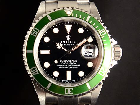 rolex submariner ghiera verde in vendita|rolex sottomarino stampato.